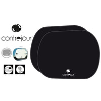 SET 2 TENDINE PARASOLE 36X44CM NERE CON VENTOSE