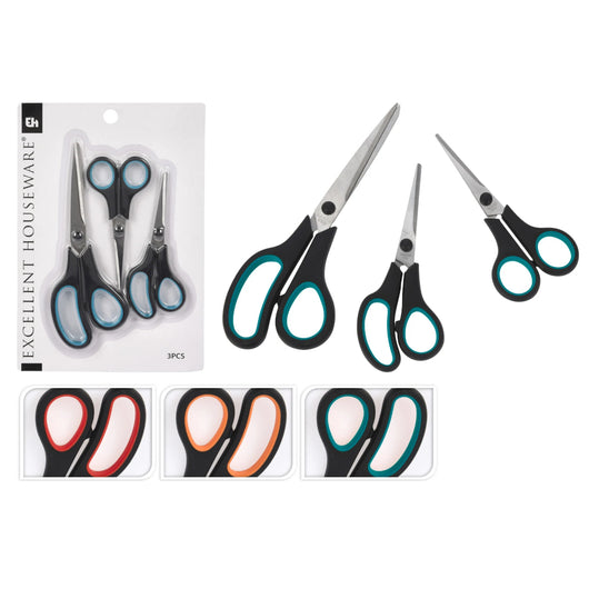 SET 3 FORBICI IN 3 MISURE E COLORI