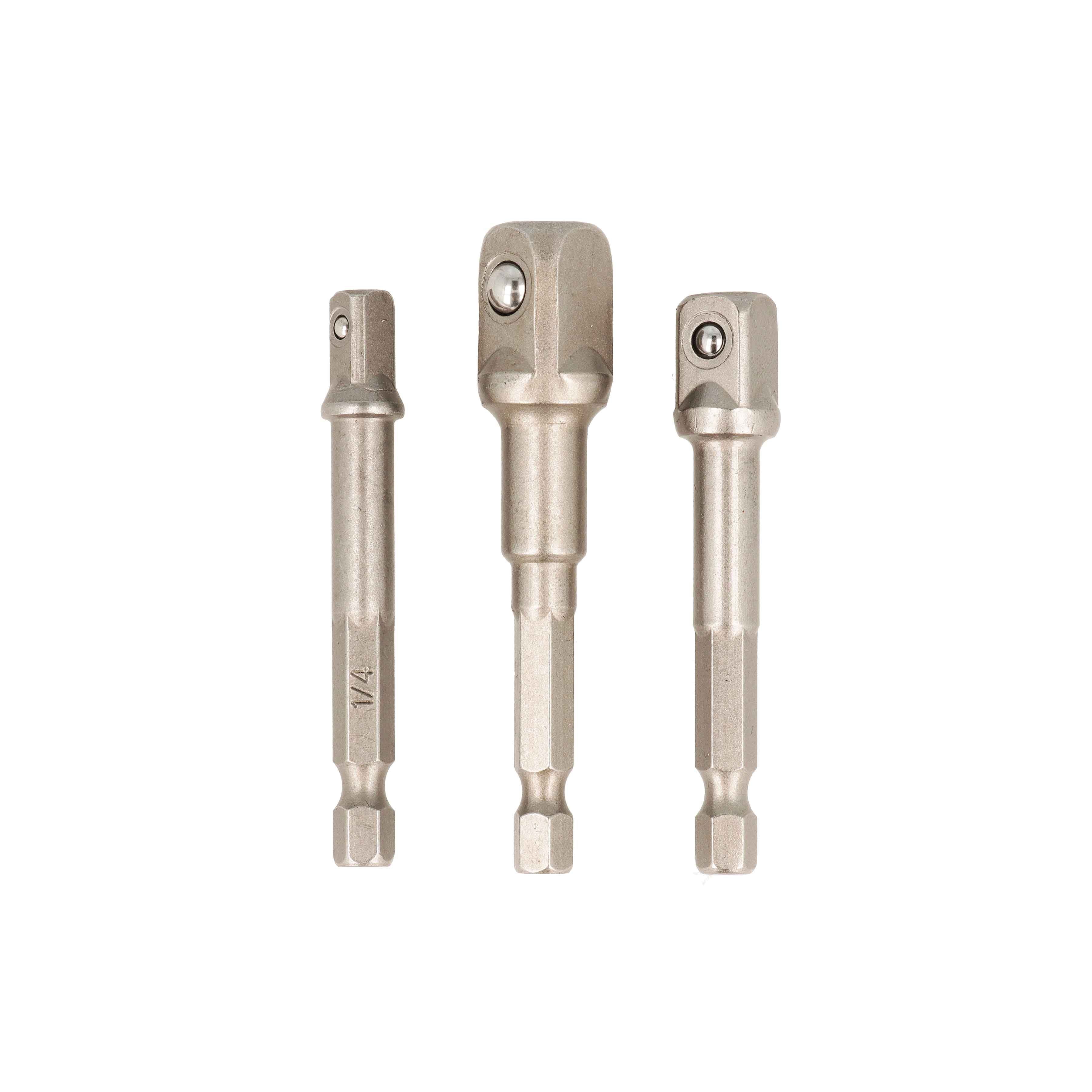 SET 3 ADATTATORI 50MM CON ATTACCO 1/4" BUSSOLE