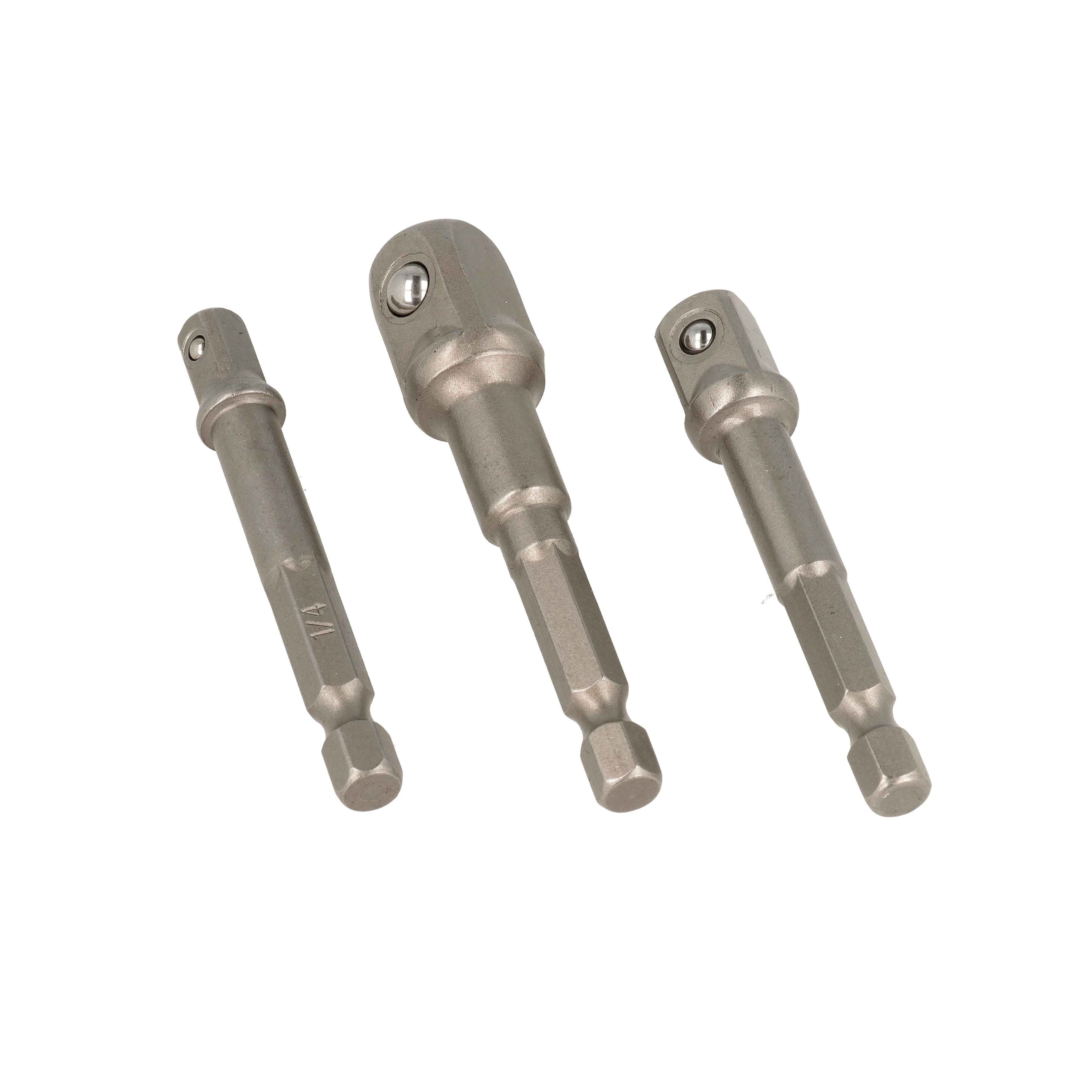 SET 3 ADATTATORI 50MM CON ATTACCO 1/4" BUSSOLE