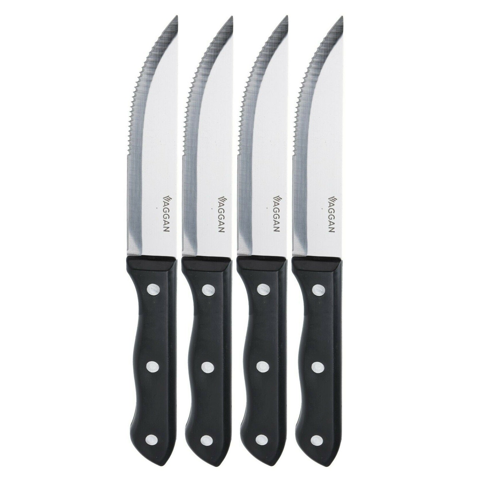 SET 4 COLTELLI INOX 25CM PER CARNE