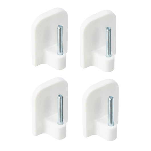 SET 4 GANCI ADESIVI BIANCHI