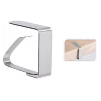 SET 4 FERMATOVAGLIE IN ACCIAIO INOX