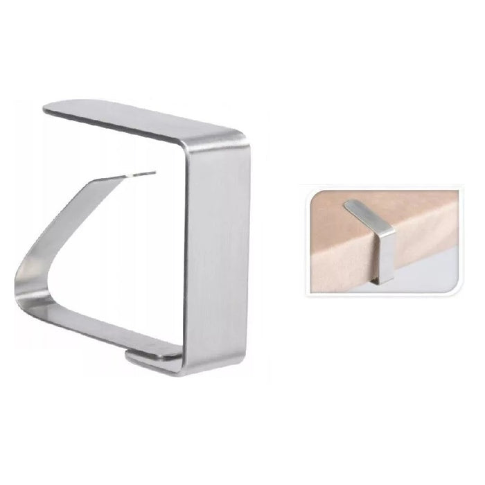 SET 4 FERMATOVAGLIE IN ACCIAIO INOX