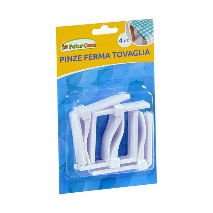 SET 4 FERMATOVAGLIA IN PLASTICA.