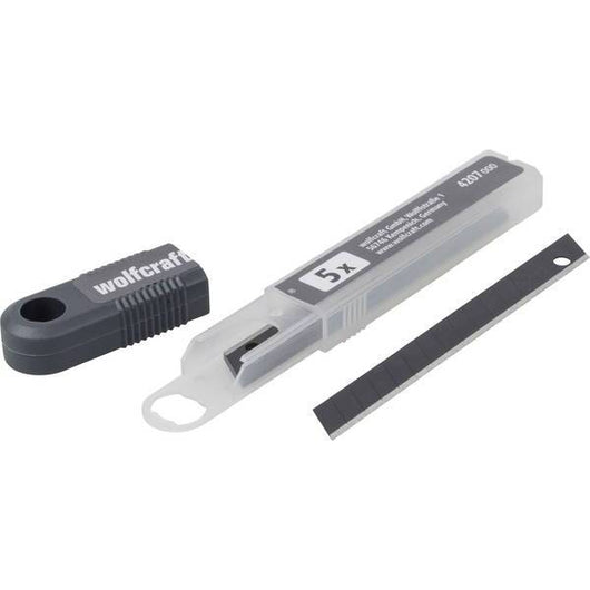 SET 5 LAME A SPEZZARE 9MM NERE PROFESSIONALI