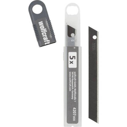 SET 5 LAME A SPEZZARE 9MM NERE PROFESSIONALI