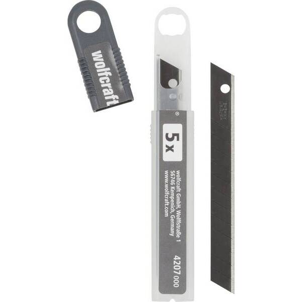 SET 5 LAME A SPEZZARE 9MM NERE PROFESSIONALI