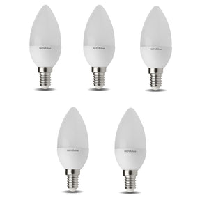 SET 5 LAMPADINE LED OLIVA E14 5W 6500K 470LM