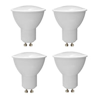 SET 4 LAMPADINE LED GU10 DICROICHE 6W 4000K 490LM