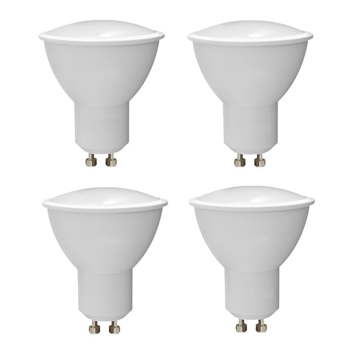 SET 4 LAMPADINE LED GU10 DICROICHE 6W 4000K 490LM