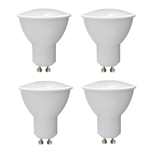 SET 4 LAMPADINE LED GU10 DICROICHE 6W 6500K 490LM
