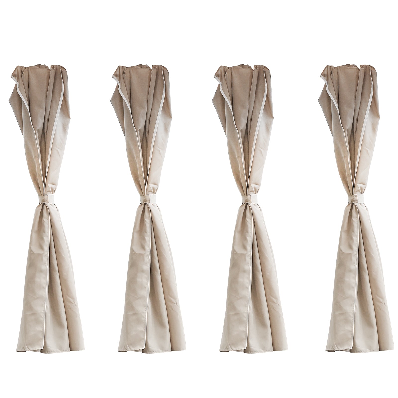 SET 4PZ RICAMBIO TELI LATERALI M.2.6X2H COLORE BEI