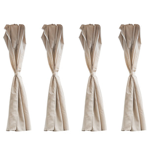 SET 4PZ RICAMBIO TELI LATERALI M.2.6X2H COLORE BEI