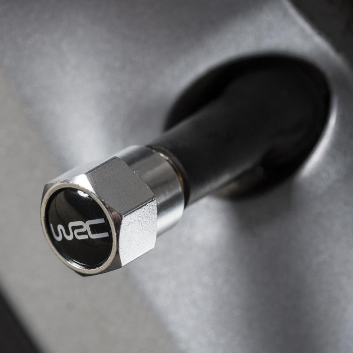 SET 5 TAPPI VALVOLA PNEUMATICI IN ALLUMINIO NERI