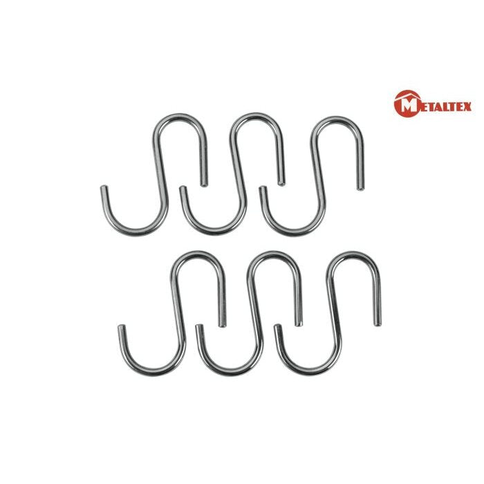 SET 6 GANCI CROMATI A "S" LONARDO