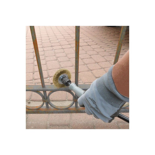 SET 6 SPAZZOLE / MOLE PER TRAPANO CON SPAZZOLA MAN