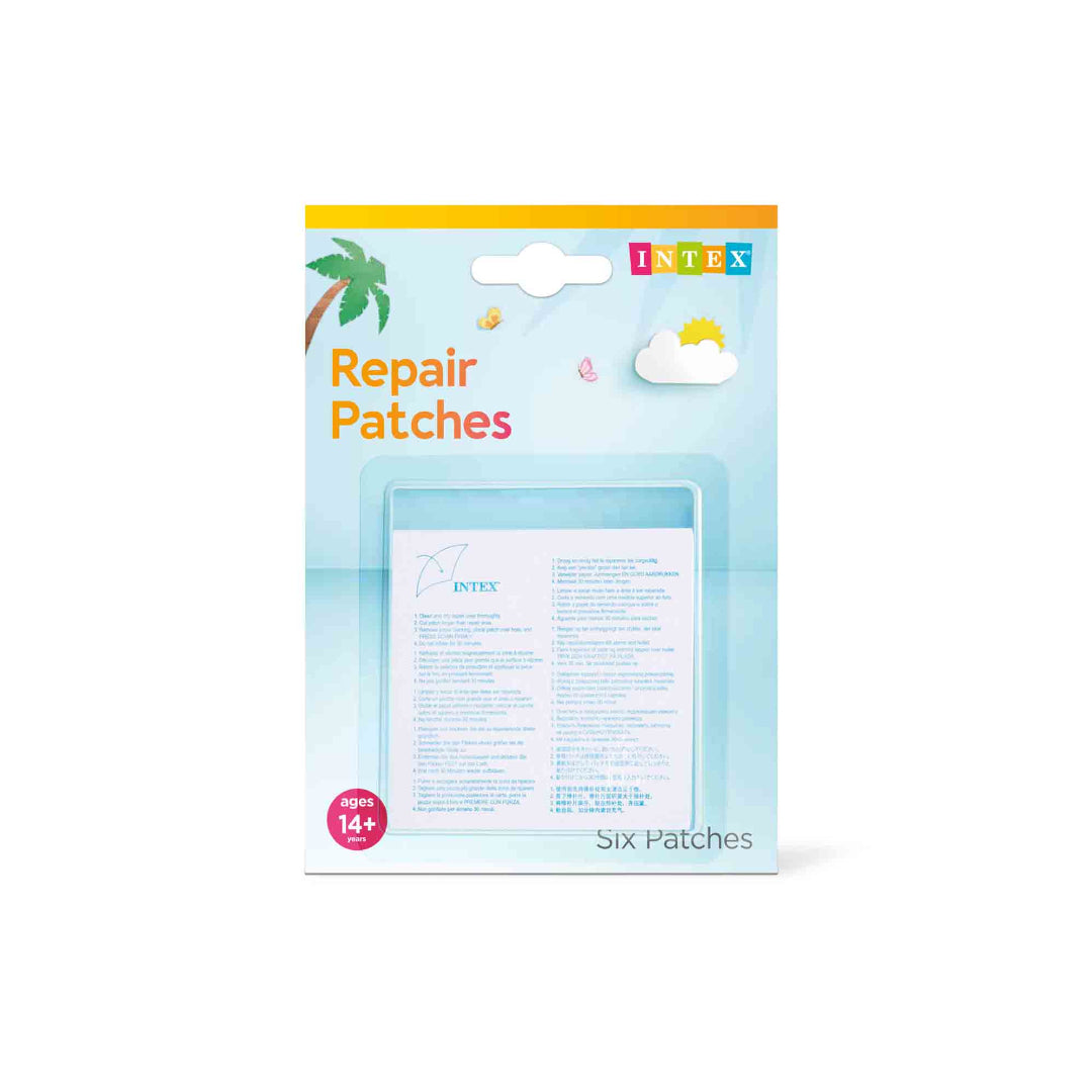 SET 6 TOPPE DI RIPARAZIONE 7X7CM IN PVC