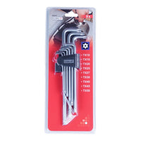 SET 9 CHIAVI LUNGHE RESISTORX