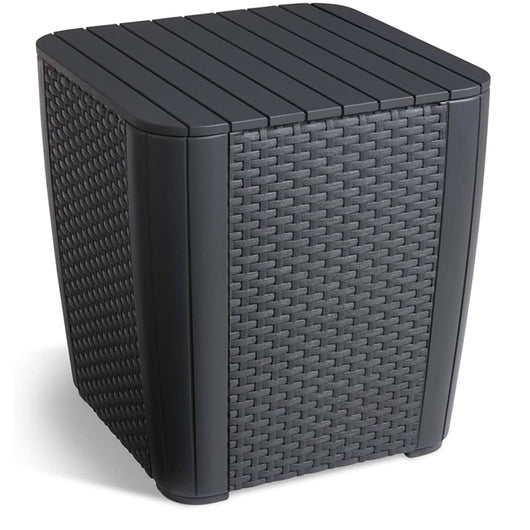 SET BALCONY IOWA GRAFITE IN ECORATTAN CON TAVOLO BASSO