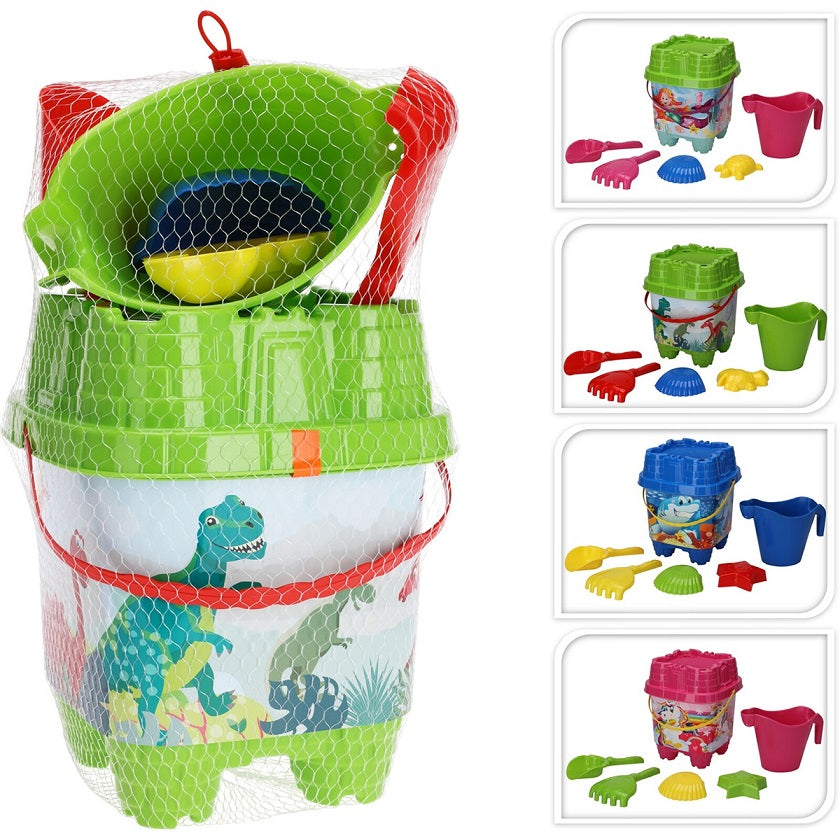 SET DA SPIAGGIA CON SECCHIELLO, PALETTA, FORMINE E