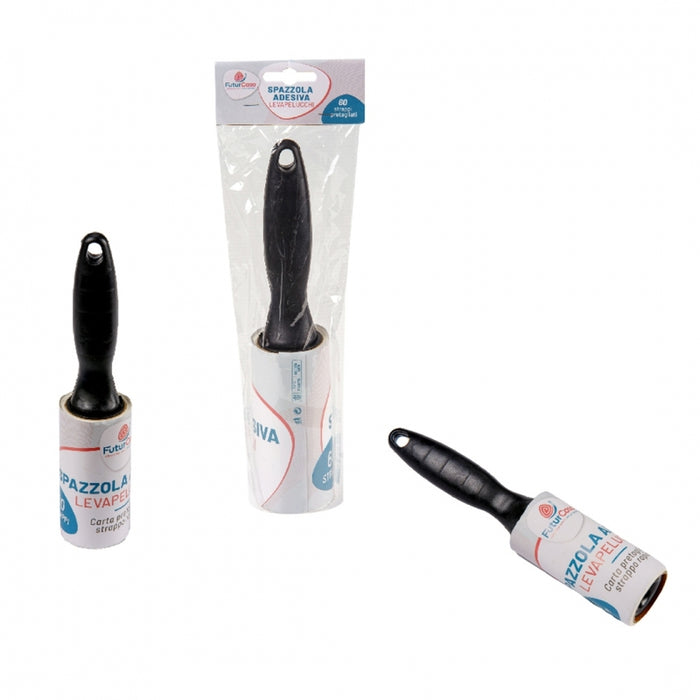 SET SPAZZOLA ADESIVA 60 STRAPPI CON 2 RICARICHE.