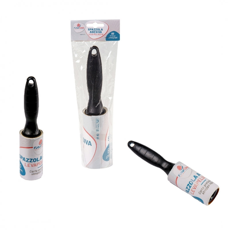 SET SPAZZOLA ADESIVA 60 STRAPPI CON 2 RICARICHE.