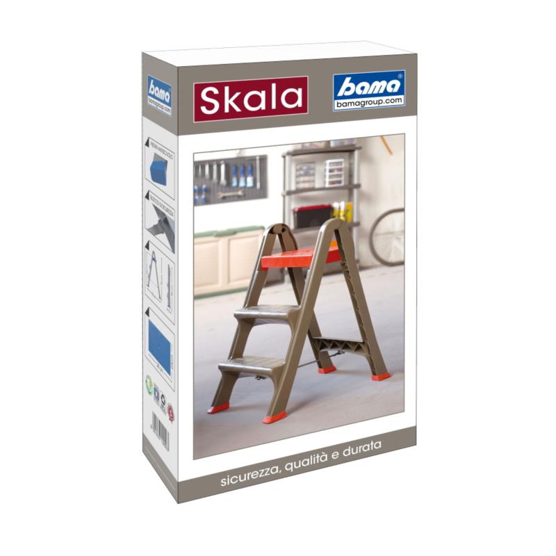 SGABELLO 3 GRADINI SKALA 130KG IN RESINA