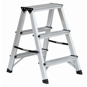 SGABELLO IN ALLUMINIO 3 GRADINI