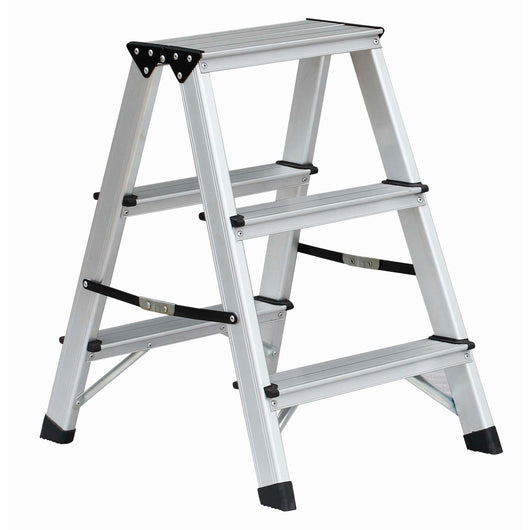 SGABELLO IN ALLUMINIO 3 GRADINI