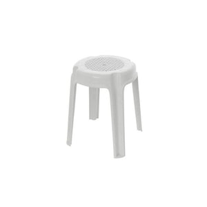 SGABELLO ROCKET 35XH45CM BIANCO IMPILABILE