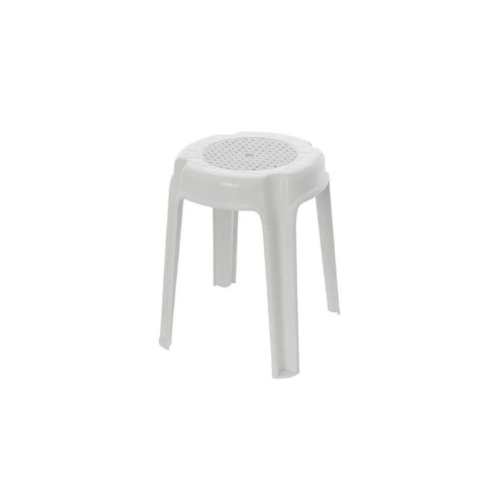 SGABELLO ROCKET 35XH45CM BIANCO IMPILABILE