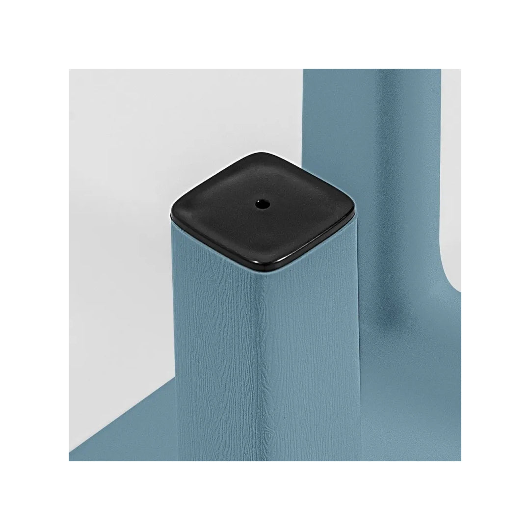 SGABELLO WOODY 38X29XH41CM BLU PASTELLO