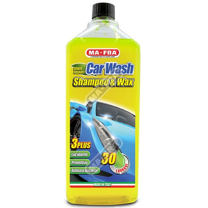 SHAMPOO AUTO CON CERA CAR WASH 1L