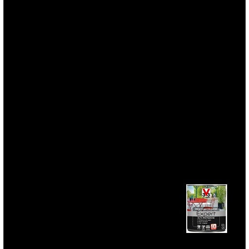 SMALTO ANTIRUGGINE 500ML NERO OPACO RAL 9005