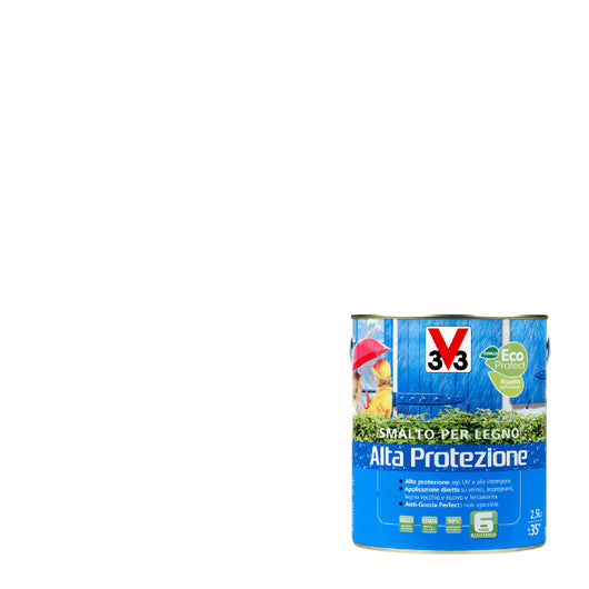 SMALTO LEGNO 2,5L BIANCO 951 ALTA PROTEZIONE