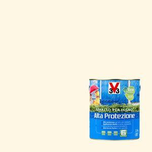 SMALTO LEGNO 500ML BIANCO GHIACCIO ALTA PROTEZIONE