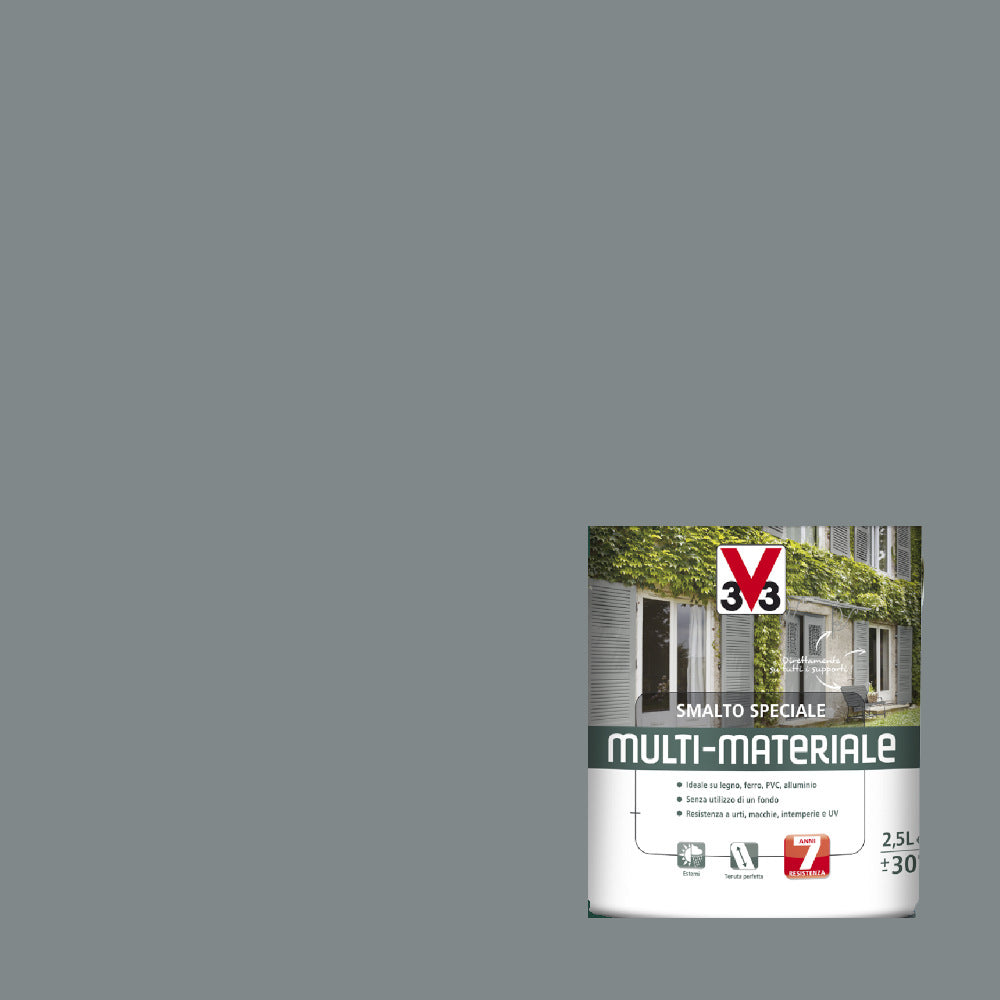 SMALTO MULTIMATERIALE 500ML GRIGIO MICACEO