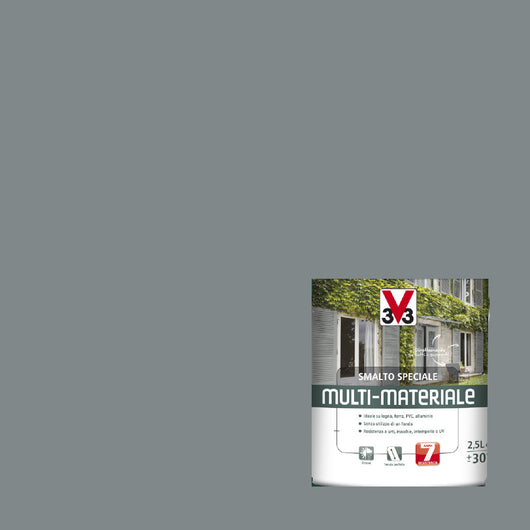 SMALTO MULTIMATERIALE 500ML GRIGIO MICACEO