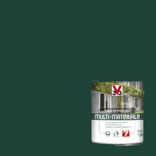 SMALTO MULTIMATERIALE 500ML VERDE RAL 6005