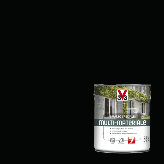 SMALTO MULTIMATERIALE 500ML NERO RAL 9005