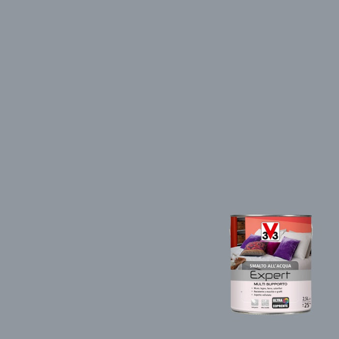 SMALTO MULTISUPPORTO 125ML GRIGIO ACCIAIO