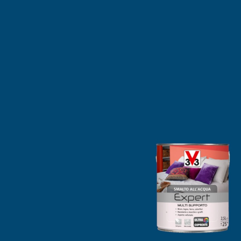 SMALTO MULTISUPPORTO 500ML BLU COBALTO