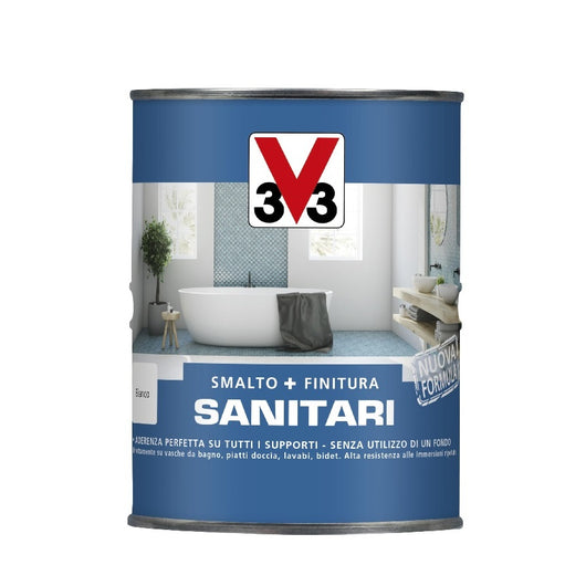 SMALTO PER SANITARI BIANCO 500ML + FINITURA
