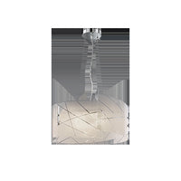 LAMPADARIO SANDRINA D.50CM 3X E27 GRANIGLIA