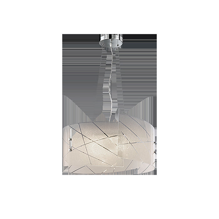 LAMPADARIO SANDRINA D.50CM 3X E27 GRANIGLIA