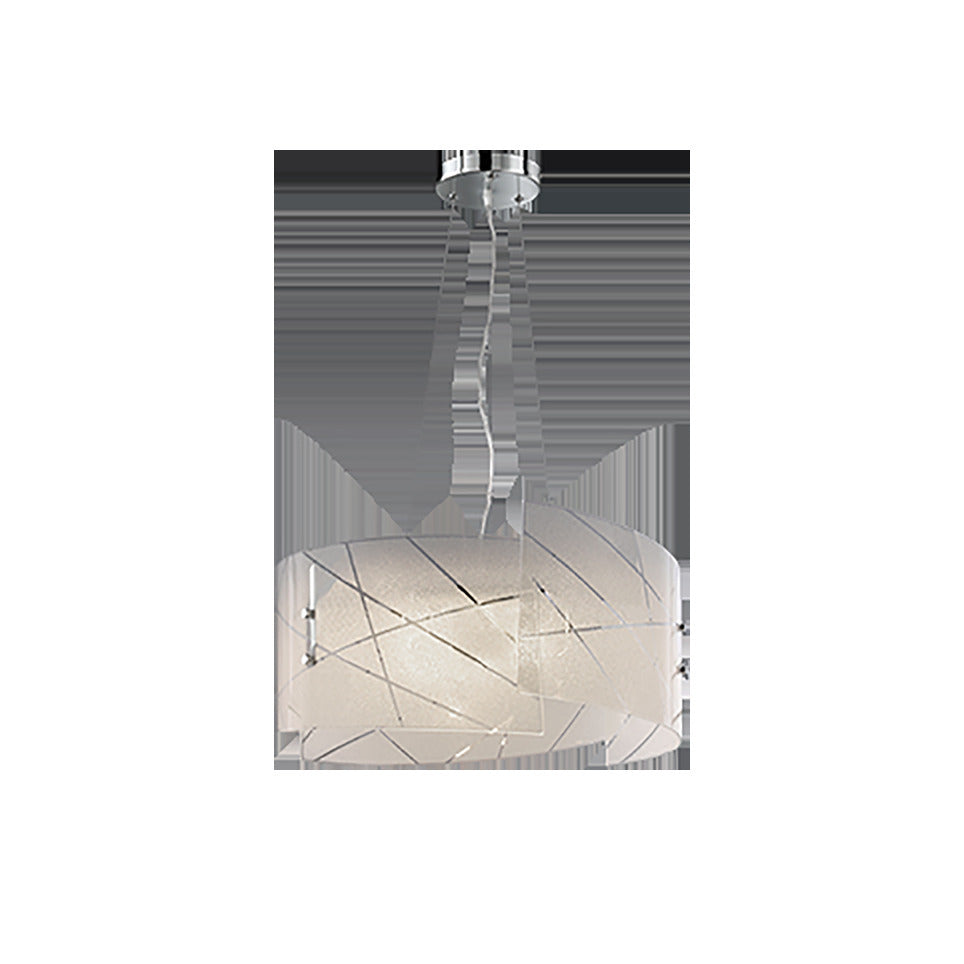 LAMPADARIO SANDRINA D.50CM 3X E27 GRANIGLIA