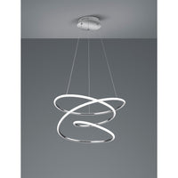 LAMPADARIO LED BOLOGNA 36W D.50CM 4000K CROMO.