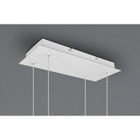 LAMPADARIO LED SALINAS 34W 110X40XH150CM BIANCA