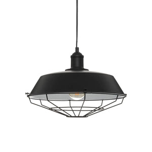 LAMPADARIO NATHAN E27 D.35XH90CM IN METALLO NERO